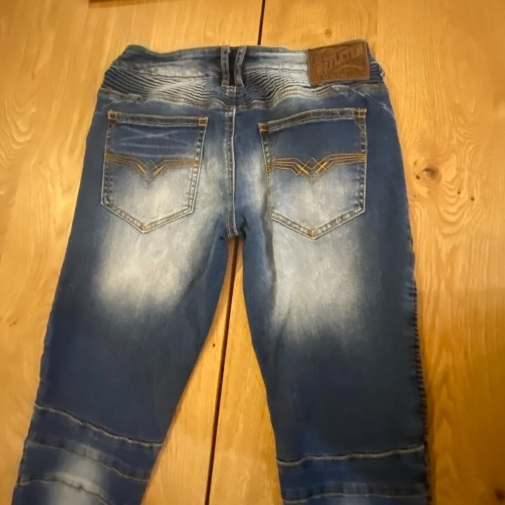 Affliction Raquel Skinny Women's Jeans Size 28 Ankle zipper embellished design‎ - Picture 3 of 15